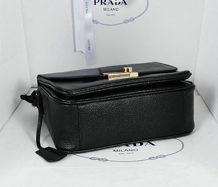 2014 Prada calfskin mini bag BT0952 black for sale - Click Image to Close